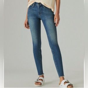 Lucky Brand Ava Mid-Rise Skinny Women's Blue Jeans size 6/28